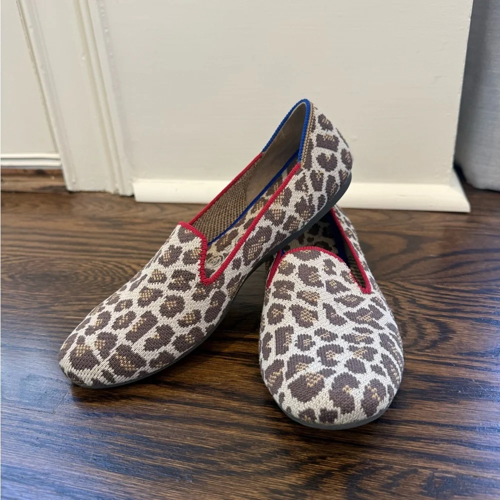 Rothy’s Mocha Spot Leopard Print Loafers – Size 7 – NWOT - spring shoe - Picture 9 of 9